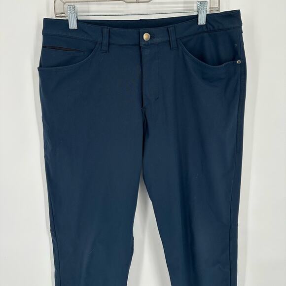 Lululemon ABC Pant Classic *30" True Navy Warpstreme Size 32 X 28 Pockets Work - Picture 4 of 11